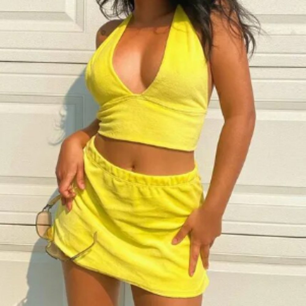 Yellow Two-Piece Set - Picture 2 of 3